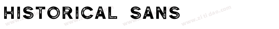 Historical Sans字体转换